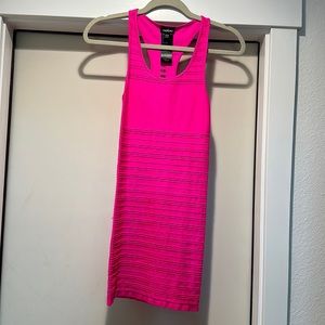 Bebe, size small hot pink bodycon mini dress